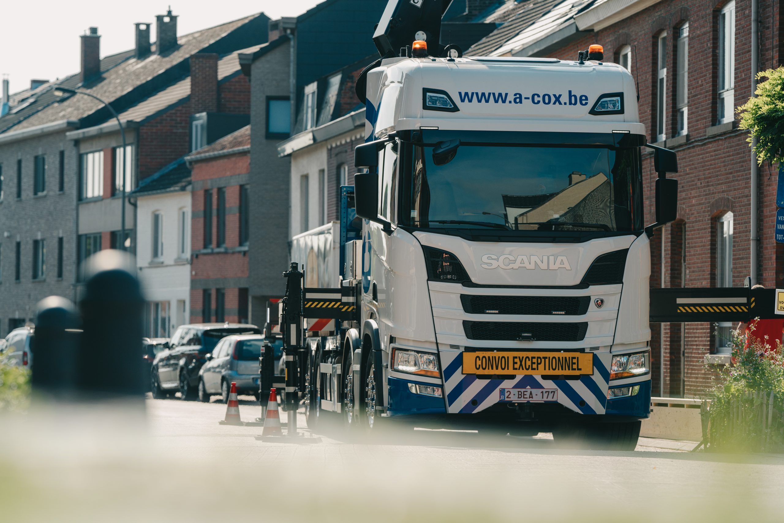 Montage op locatie dankzij A. Cox